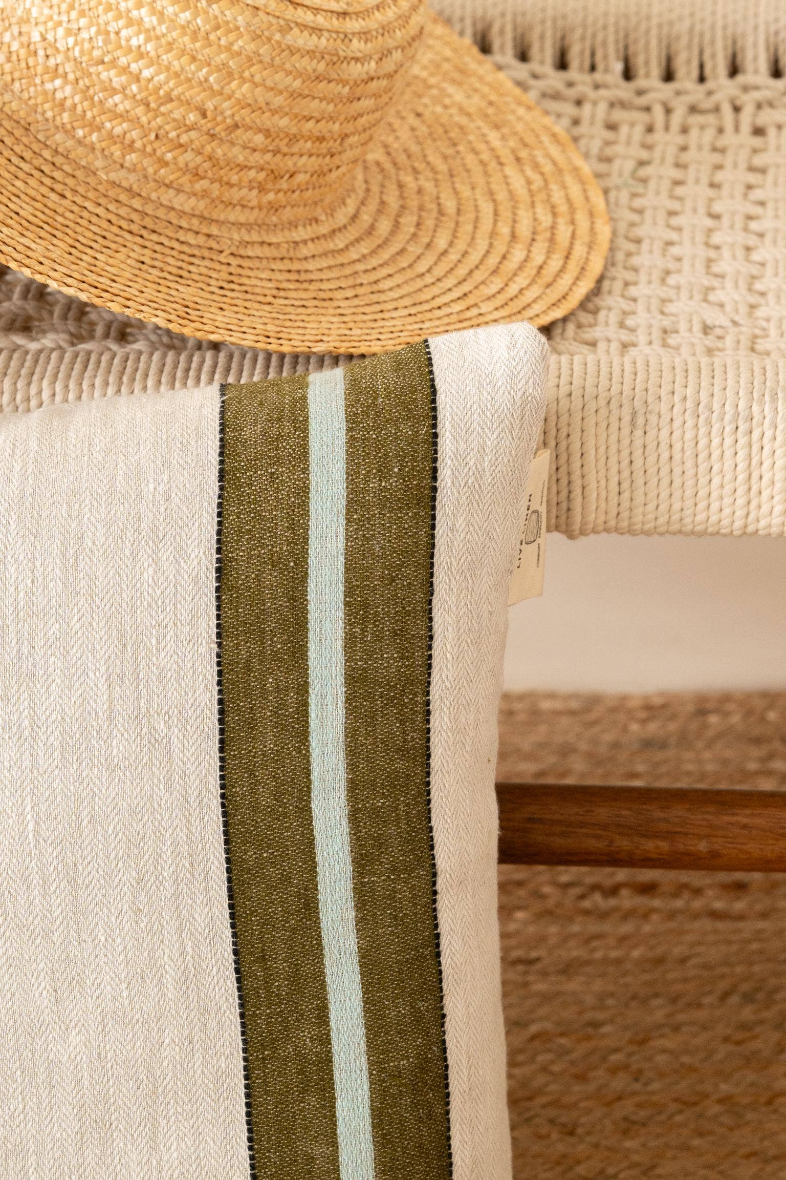 Live Linen - Wholesale Throw Pillow Cover - Linen Herringbone Cushion Cover2