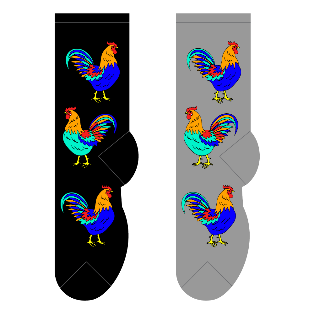 FOOZYS Fun Socks - Vente Chaussettes – homme - Chaussettes ROOSTERS0