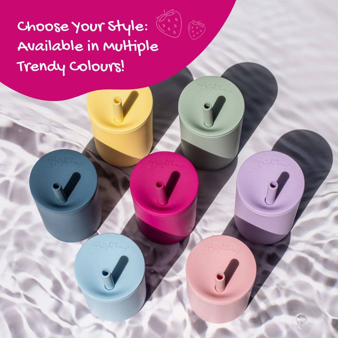 Brightberry - Wholesale Drinking Glass/Cup - Kids & Baby - Kids Smoothie Cup with Straw & Secure Lid11