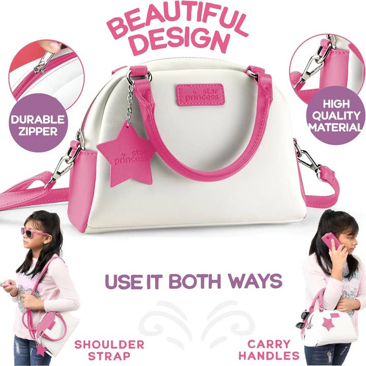 Stargo Brands Llc - Vendita all'ingrosso Set di giocattoli - Bambini - Set deluxe di borsa da gioco con accessori - Edizione rosa6