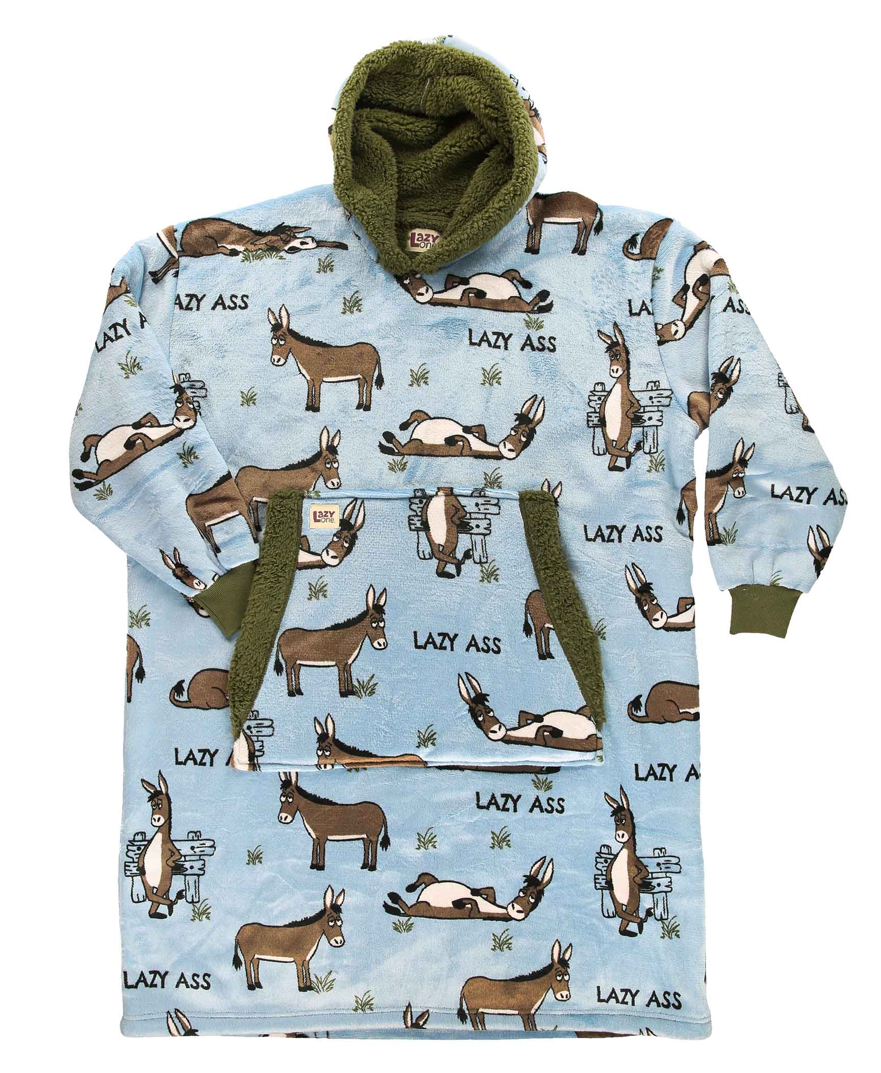 Lazy One - Wholesale Hoodie - Unisex - Lazy Ass Blanket Hoodie0