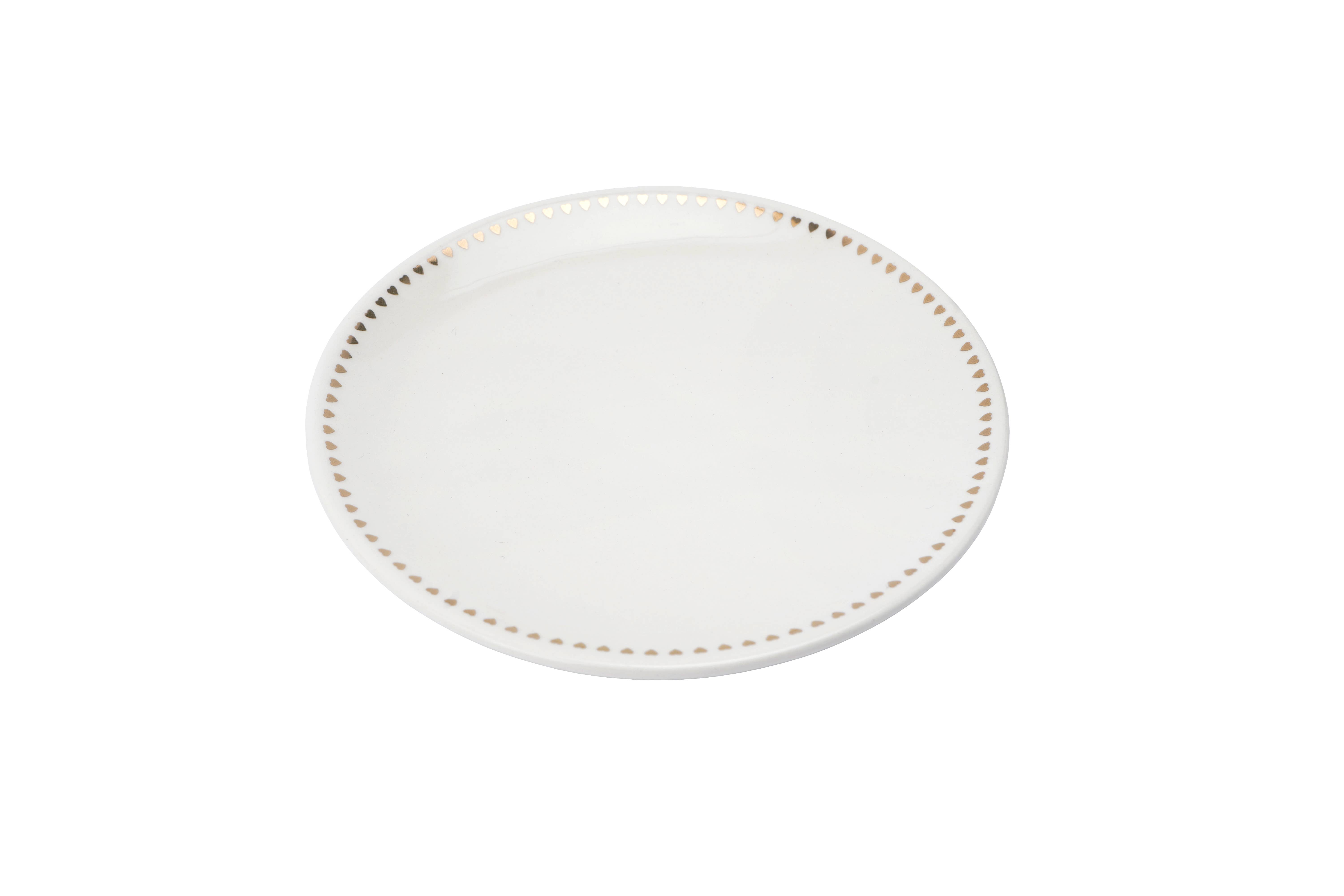 CGB Giftware - Wholesale Keepsake Coin/Token - Send With Love 6 Assorted Ceramic Heart Tokens In Dish2