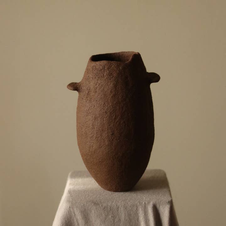 Of The Earth - Wholesale Vase - 10" Gathered Earth Vessel