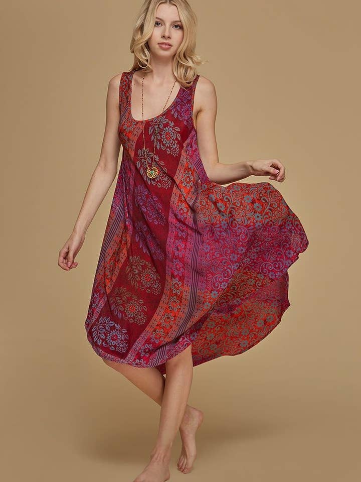 Escape Kjole - Øko Couture (forskellige prints) - Engros for engroshandel hos Guru