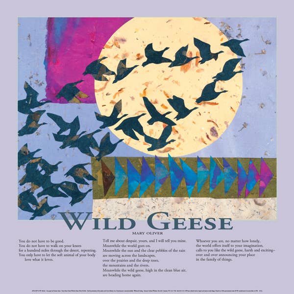 Poster - Wild Geese for wholesale by Syracuse Cultural Workers