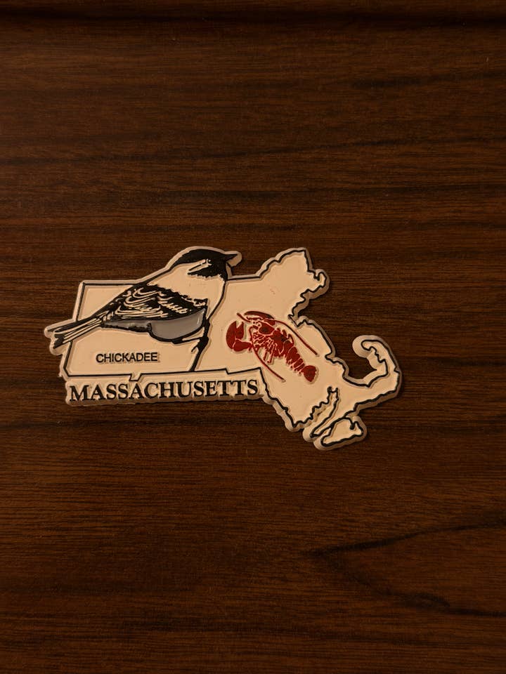Vintage Massachusetts Rubber Magneet (Mees & Kreeft) voor wholesale door 5801 Print House
