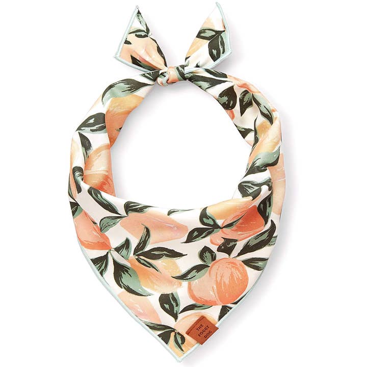 Peaches and Cream Dog Bandana for wholesale by The Foggy Dog