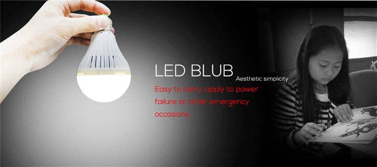 Alltronics (DBA Alltrolite) - Wholesale Light Bulb/Puck - AlltroLite® E27 12W LED Emergency Rechargeable Light Bulb5