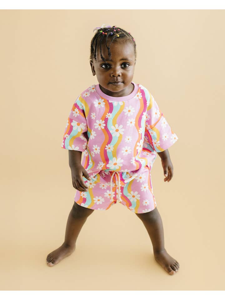 Lucky Panda Kids - Wholesale Top & Short Set - Kids - Baby & Kids Shorts Set | Groovy Daisy