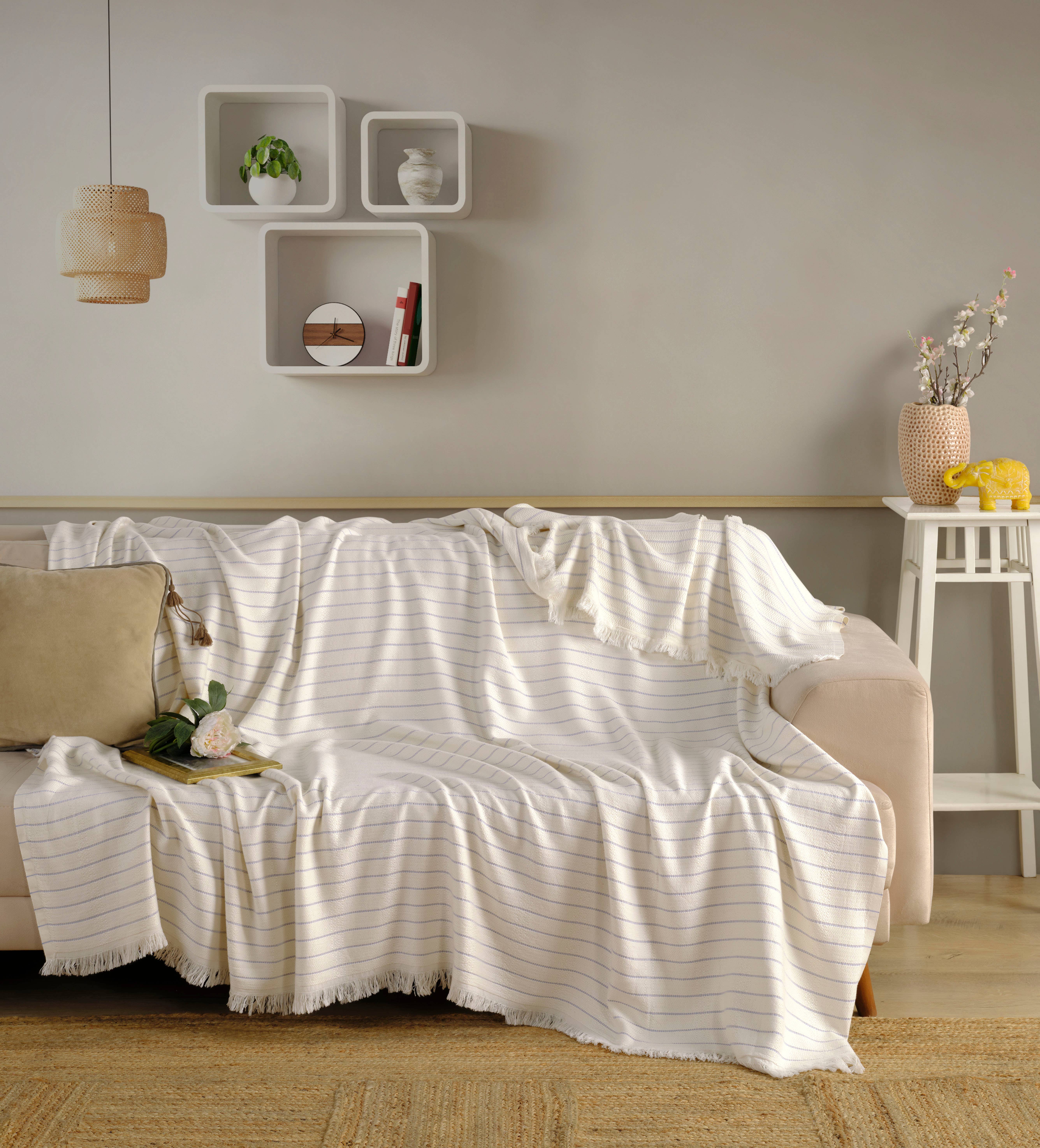 KAFTHAN - Wholesale Coverlet - Gocek Bamboo Coverlet & Throw |  Christmas Holiday Gift10