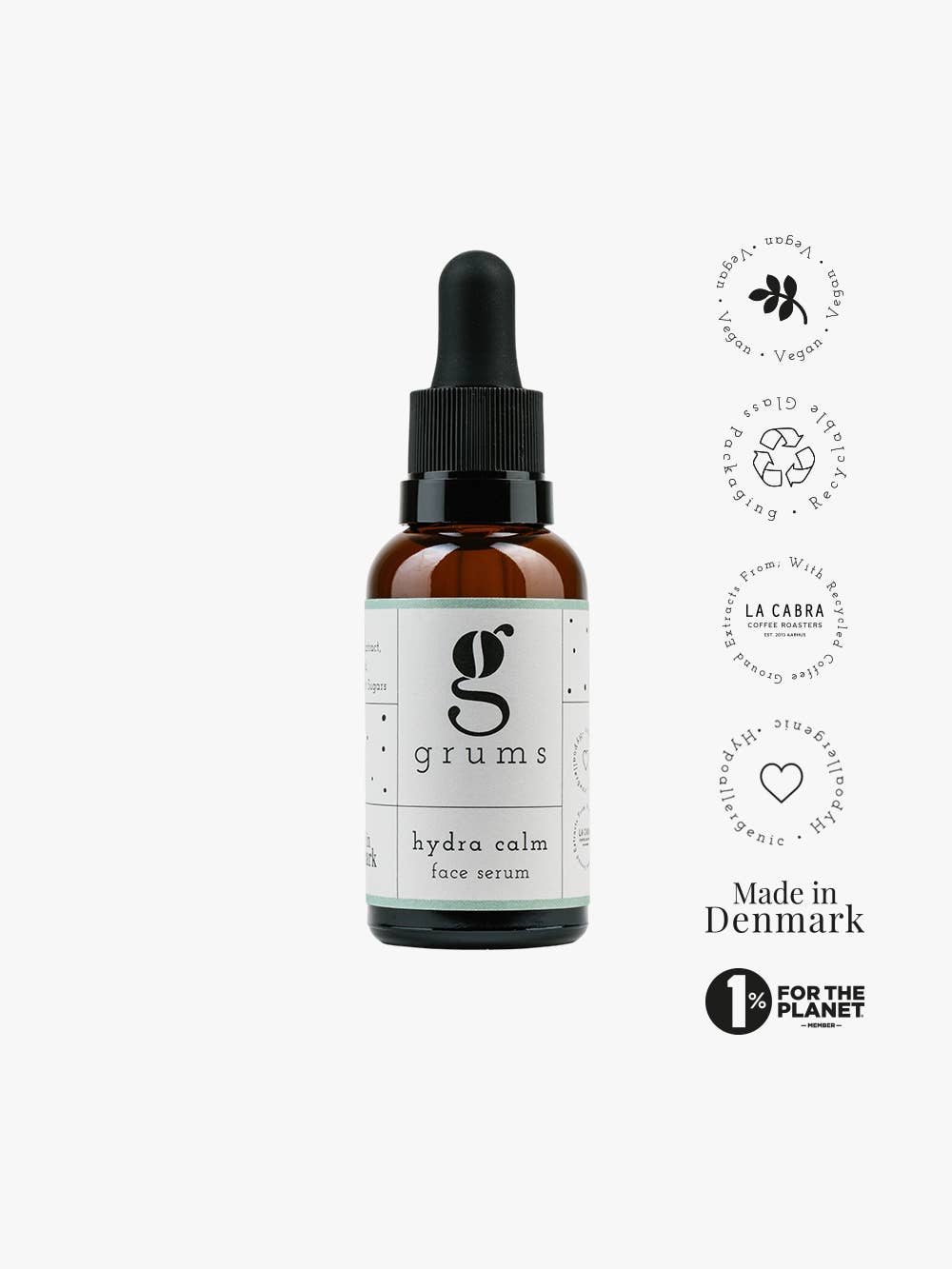 grums – wholesale Facial serum/concentrate – Hydra Calm Face Serum 30 ml – Hydration & Antioxidant boost1