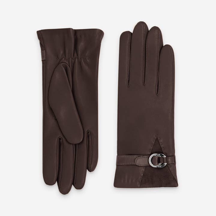 Glove Story - Wholesale Gloves - Women's - Lambskin Leather Gloves–Cashmere,Wool & Nylon Lining–21639CA8