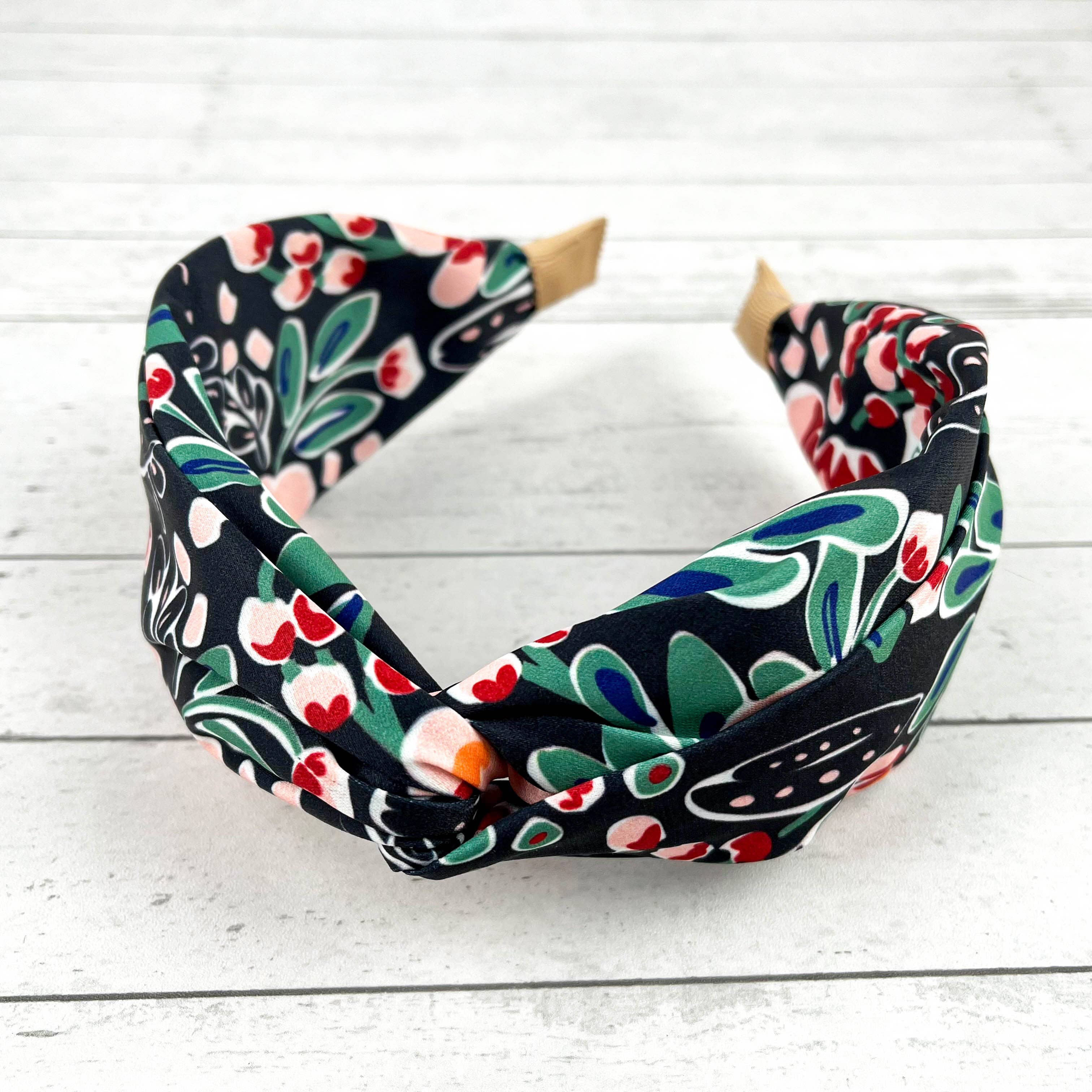 SoapElenGlen - Vente Bandeau – femme - Bandeau noué en chiffon vintage à fleurs1