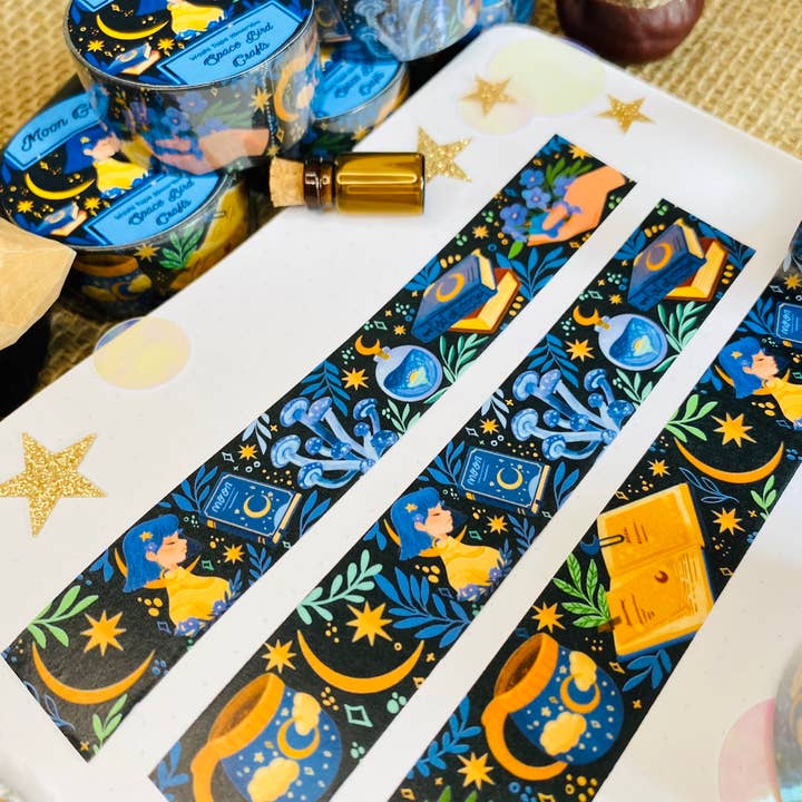 Split Moon Studios - Wholesale Washi Tape - Moon Girl Washi Tape - Cute Washi Tape- Washi Tape2