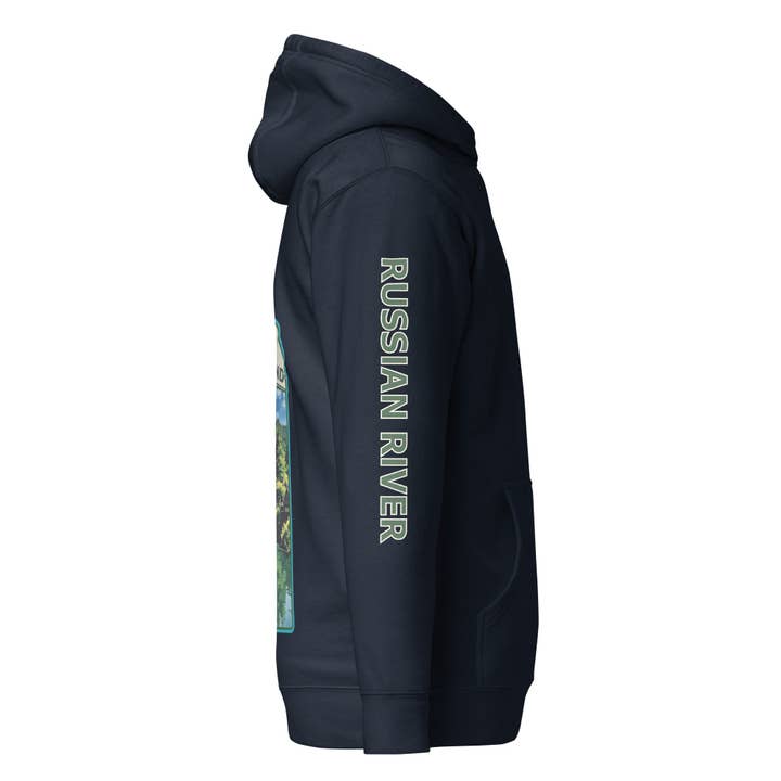 Monte Rio Russian River Cotton Hoodie for wholesale by Humboldt Lost Coast Hoods