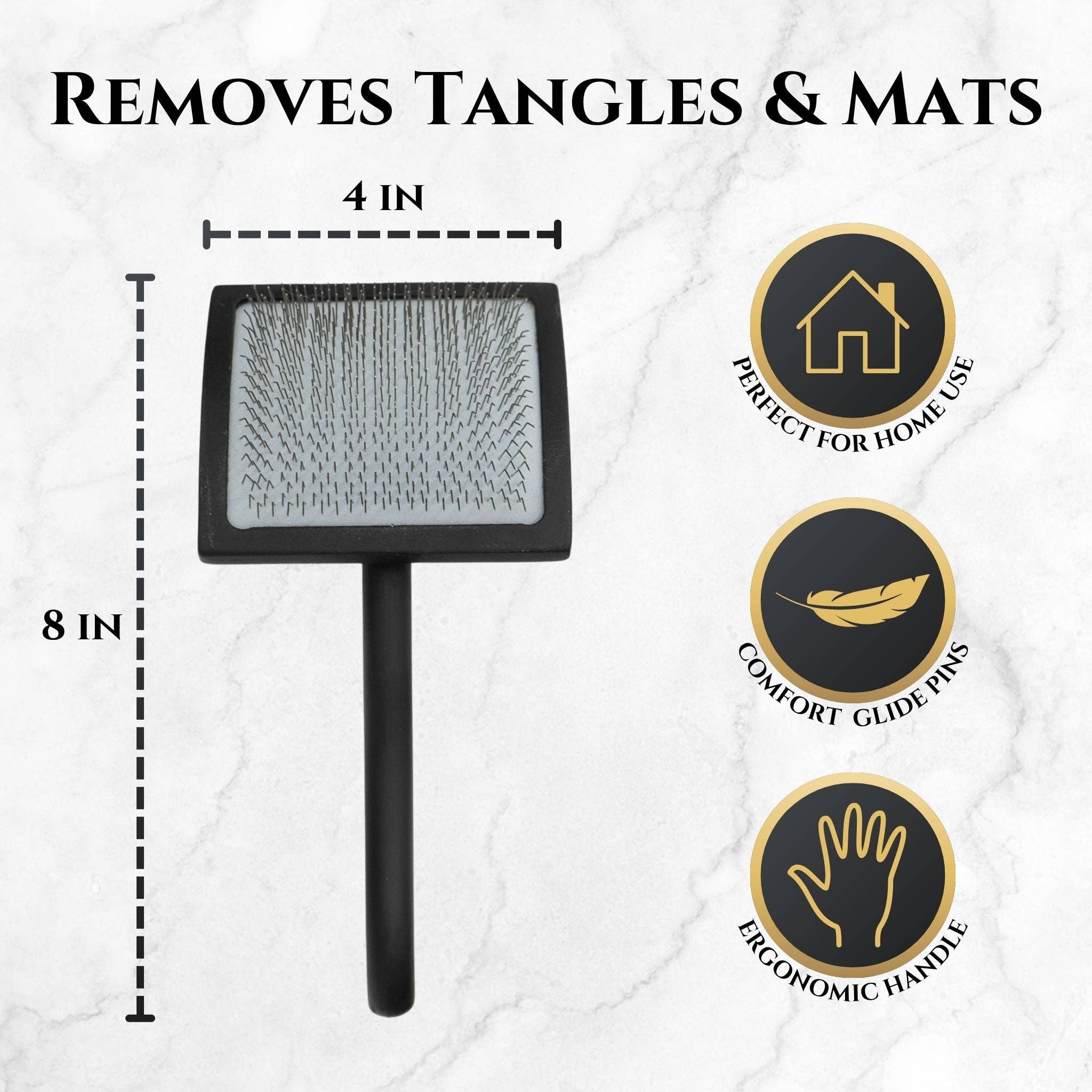 Wasatch Pup – Engroshandel Børste til kæledyr - Kat/hund – Wasatch Pup Slicker-børste til fjernelse af knuder og fældning2