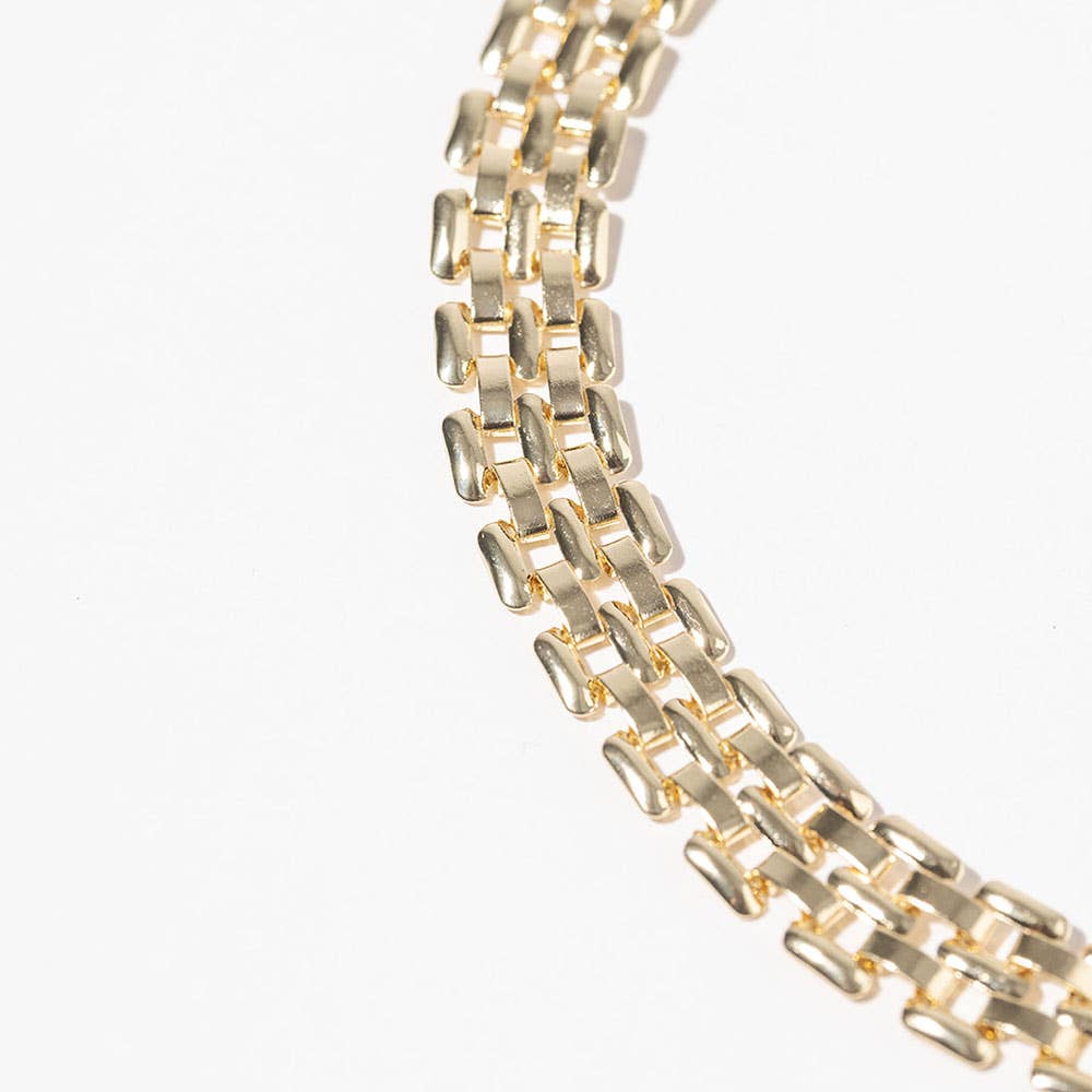 Sensibling Corp. - Wholesale Anklet - Gold Dipped Double Box Chain Anklet2