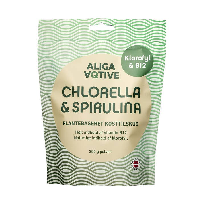 Aliga Aqtive - Vente Poudres protéinées/superaliments - Poudre de chlorella et spiruline