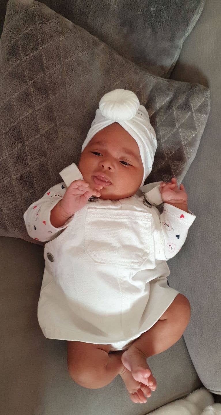 BABYONTOP - Vente Bandeau – femme - Turban MARY - Dentelle Blanche9