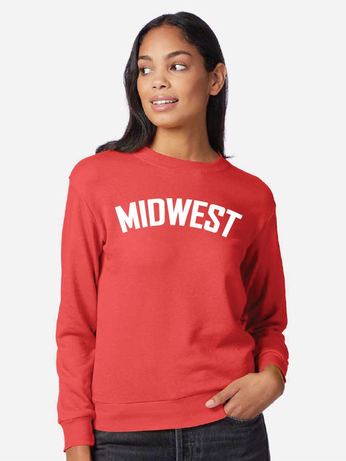 Sweat ras du cou Midwest pour la vente par Local Soul LLC