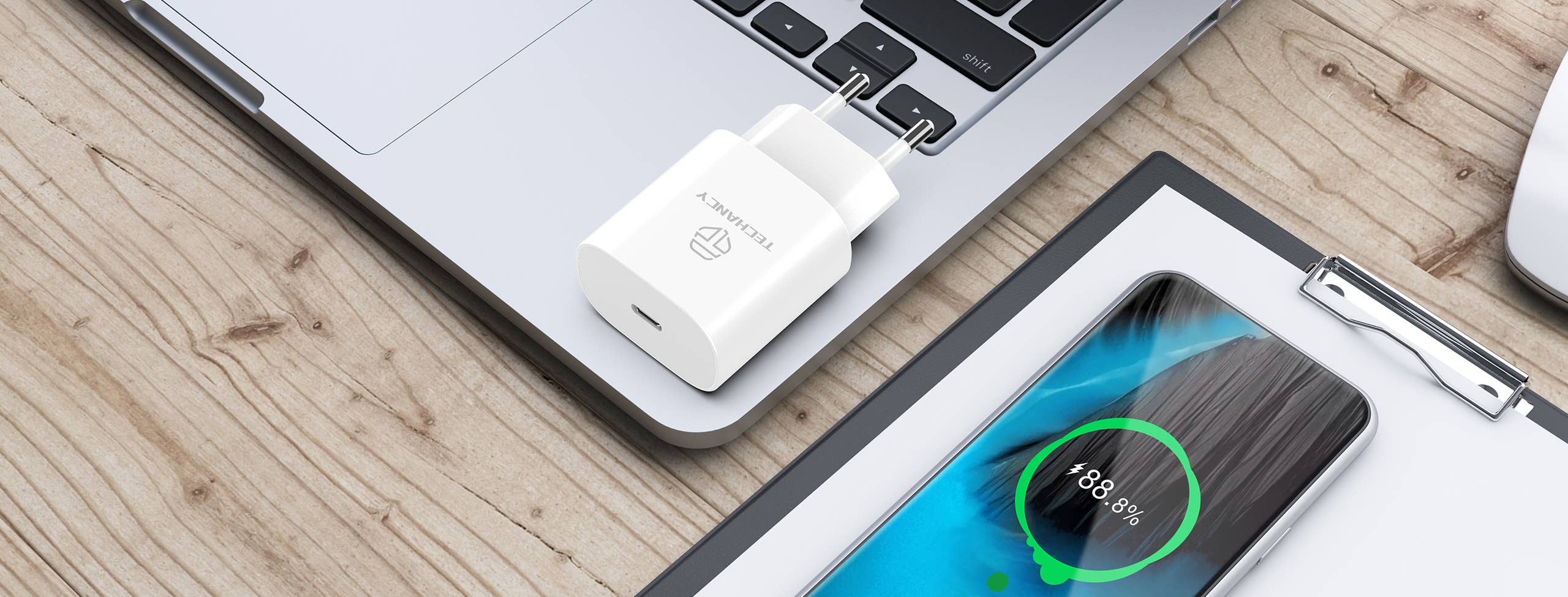 TECHANCY - Wholesale Portable Charger - TECHANCY USB C 25W PD Fast Charger Block for iPhone 14 131