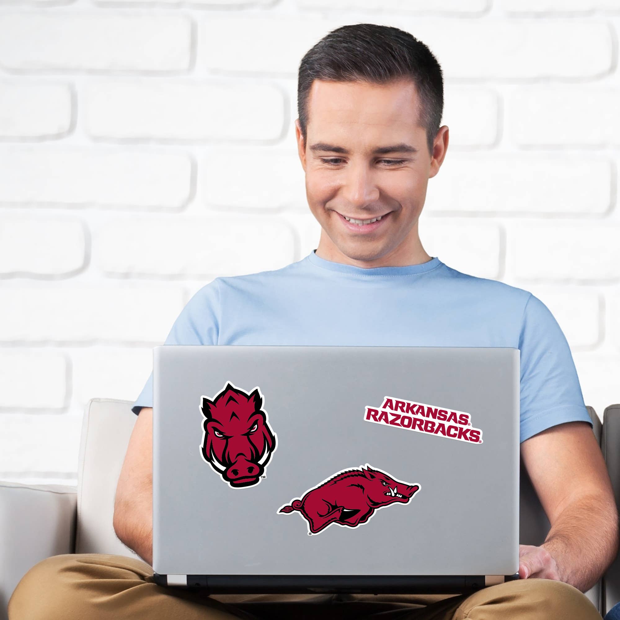 Rico Industries - Vente Autocollant - Autocollant Triple Jeu Standard des Rockets de Toledo NCAA4