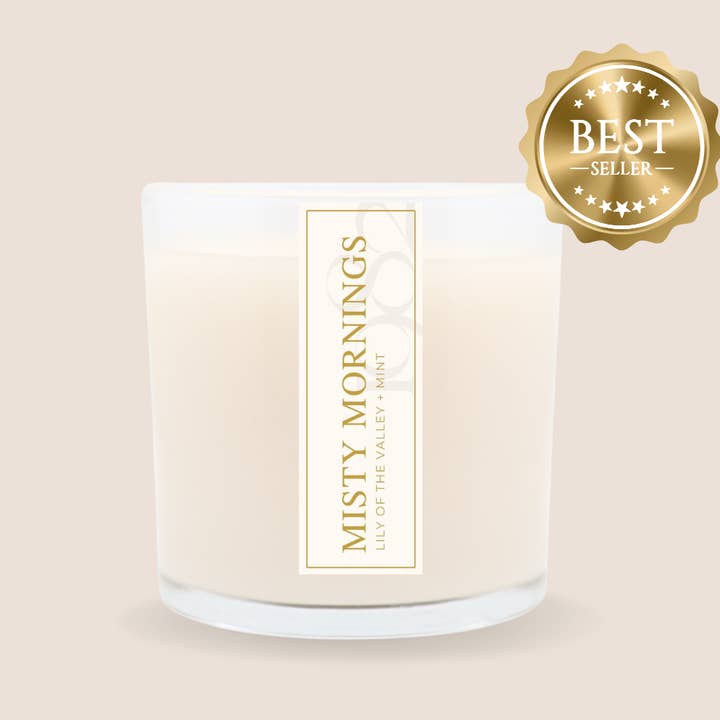 Bougie Brumes Matinales (14 oz Double Mèche) pour la vente par 1982 Candle Co.