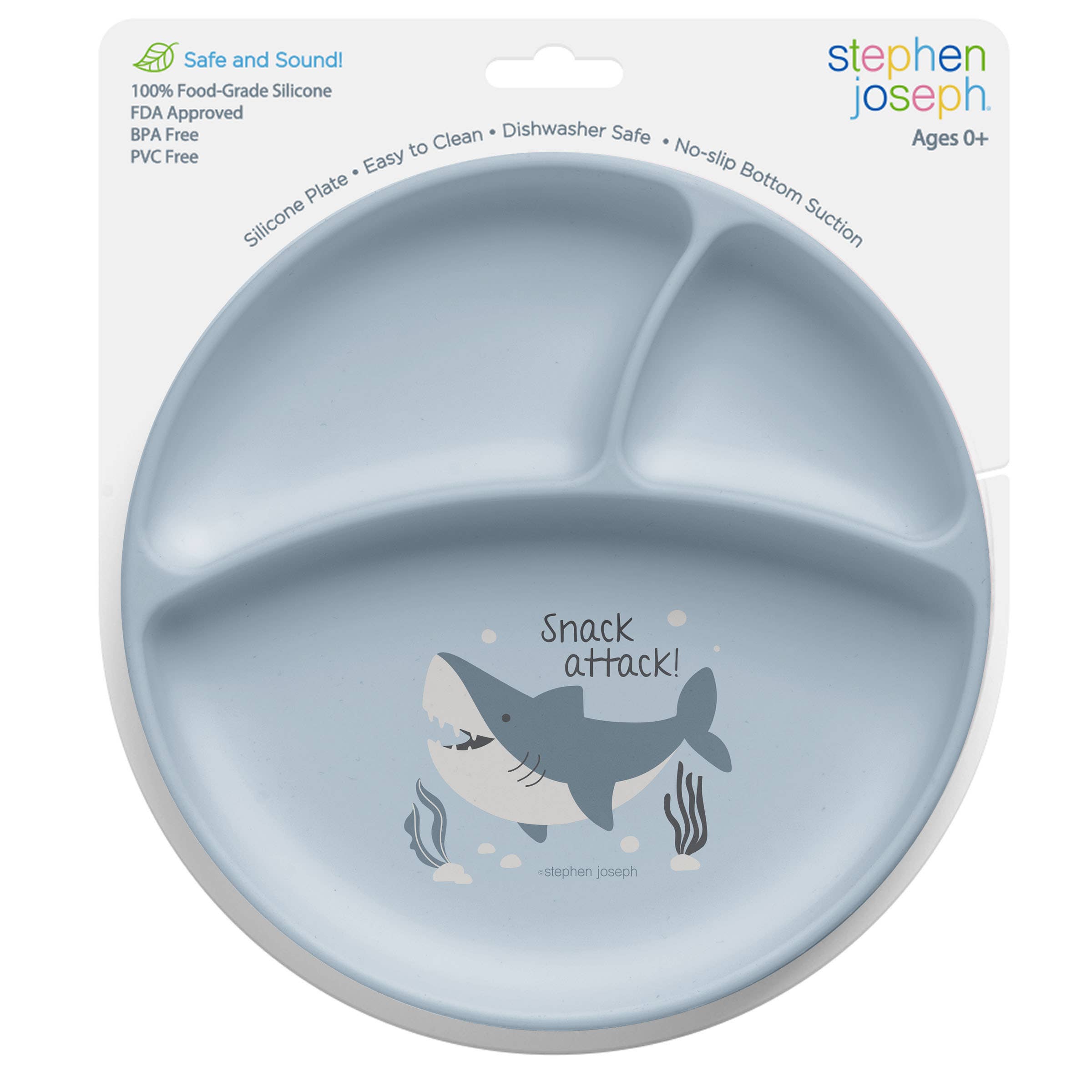 Stephen Joseph Gifts - Wholesale Dinner Plate - Kids & Baby - Suction Cup Silicone Plate9