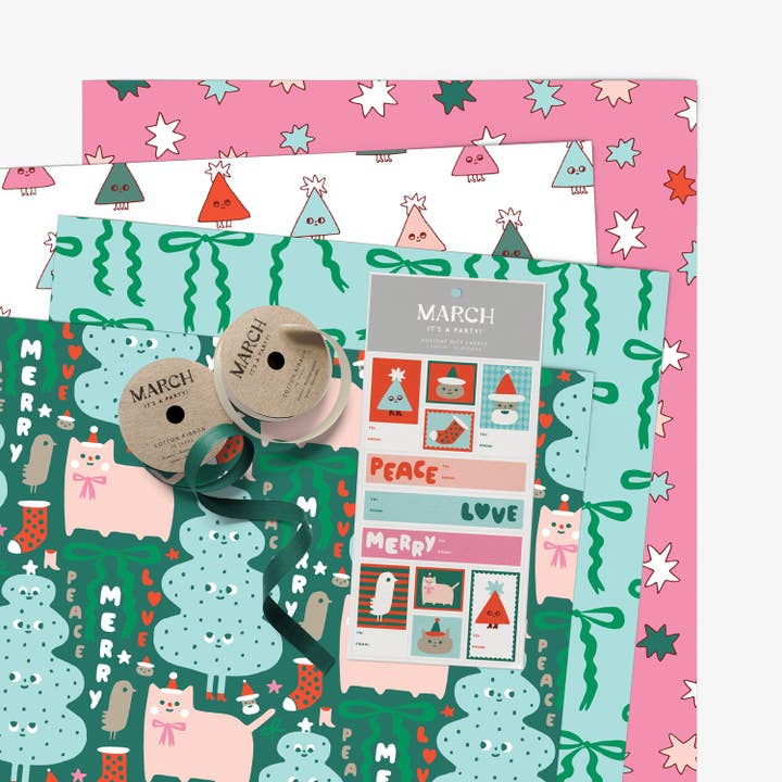 Merry Little - Suzy Ultman Collection - Wrap Kit for wholesale by March Party Goods