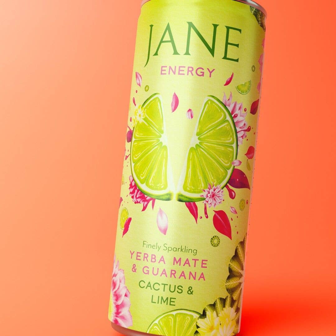 JANE - Wholesale Sports/Energy Drink - Mate Guarana Cactus Lemon Energy Drink 25cl x242