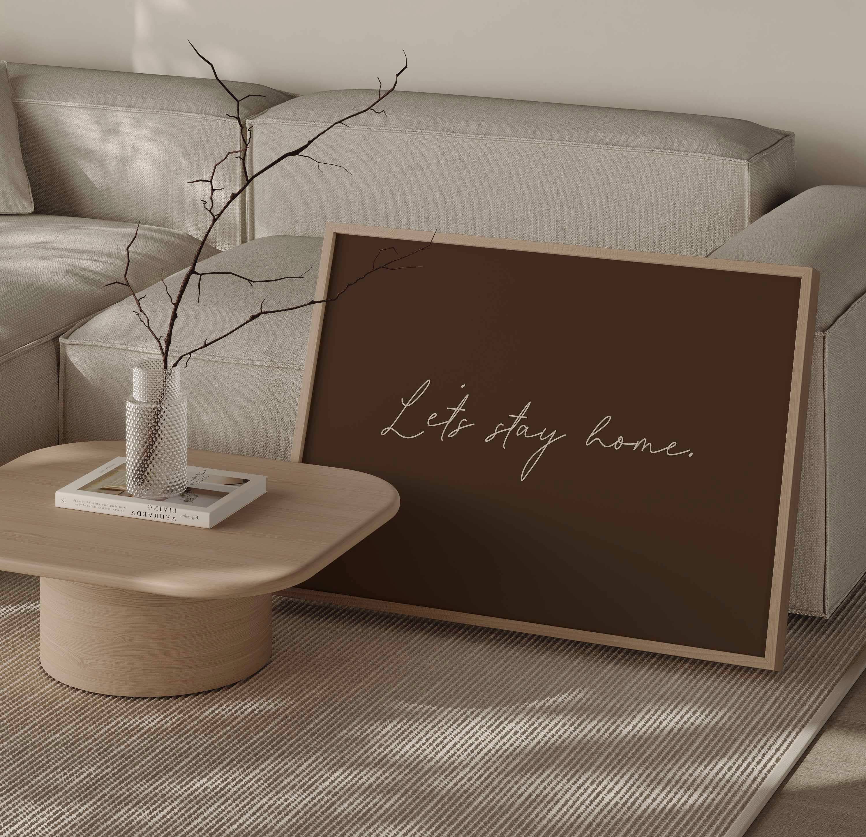 D'LUXE PRINTS - Wholesale Art Print - Let's Stay Home Print5