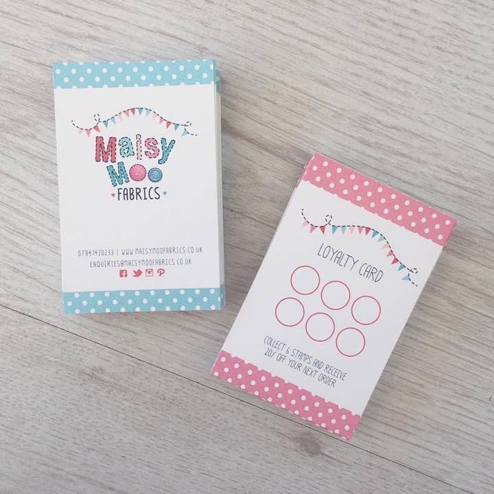 Cartões Personalizados de Fidelização e Referência Empresarial por atacado de SR Creative Studio