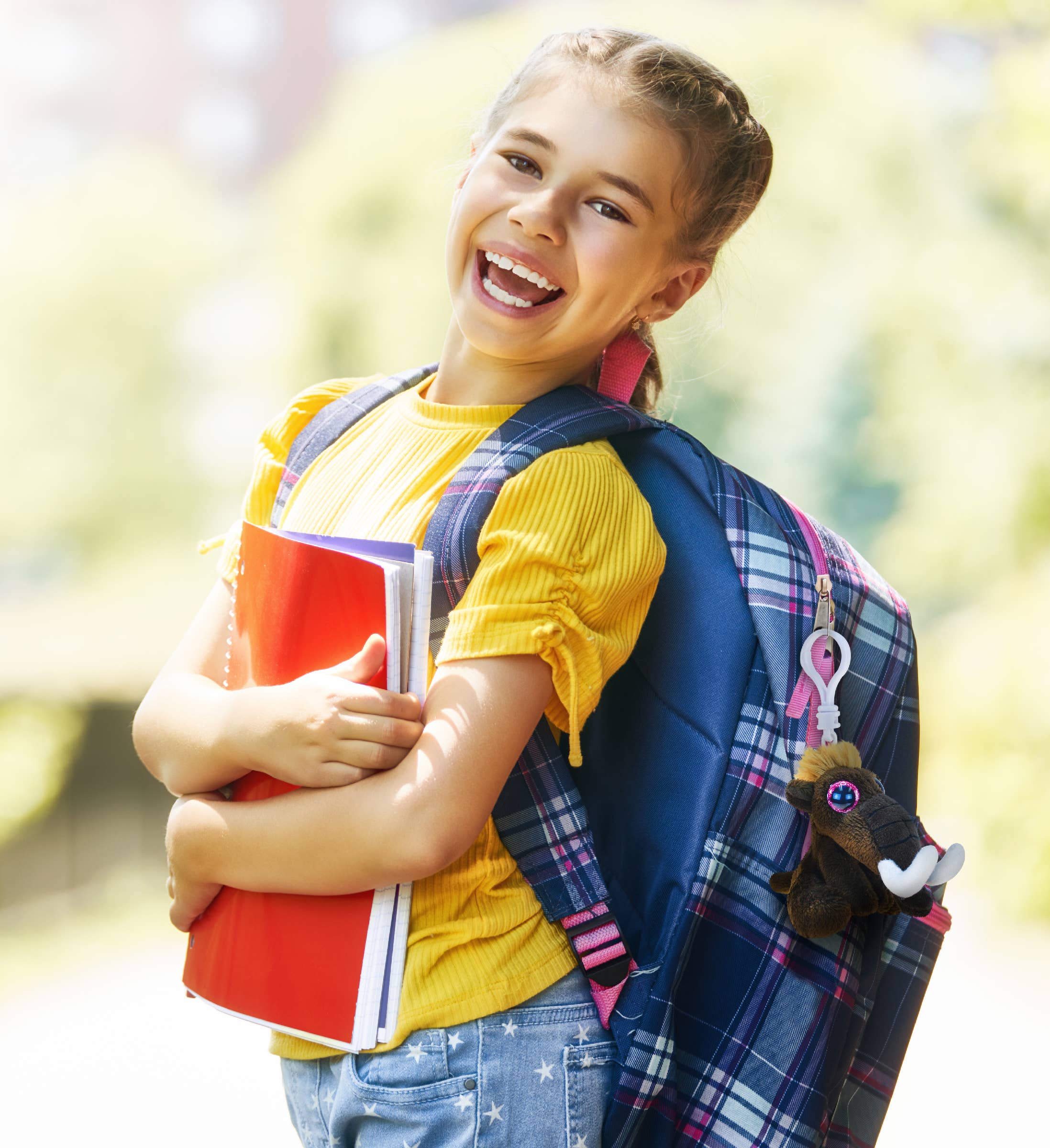 Cota Global – Engroshandel Plyslegetøj - Børn og baby – Stor Øje Nøglering - Mammut4