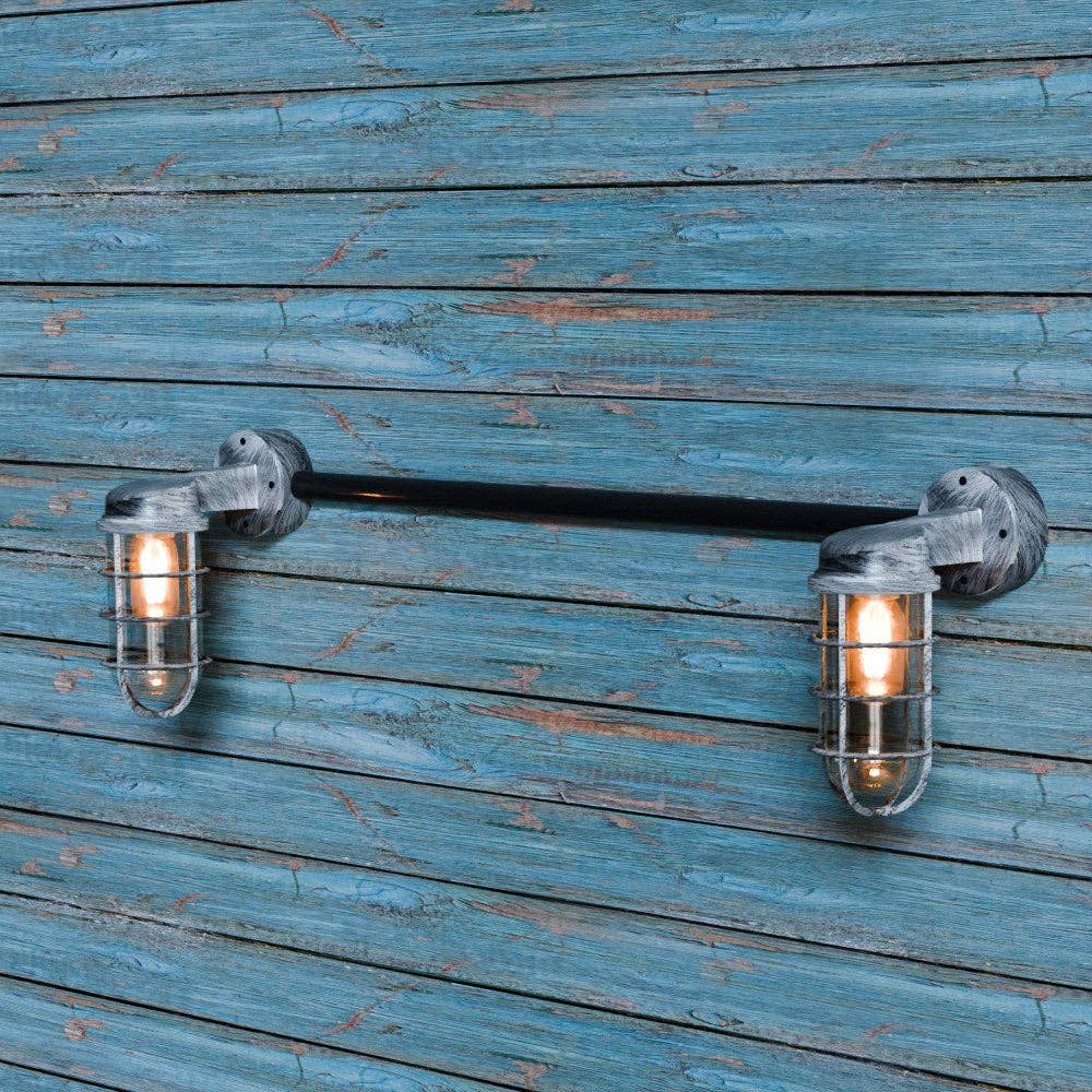 Ledsone - Vendita all'ingrosso Applique - Lampada da parete a gabbia per paratia industriale~55234