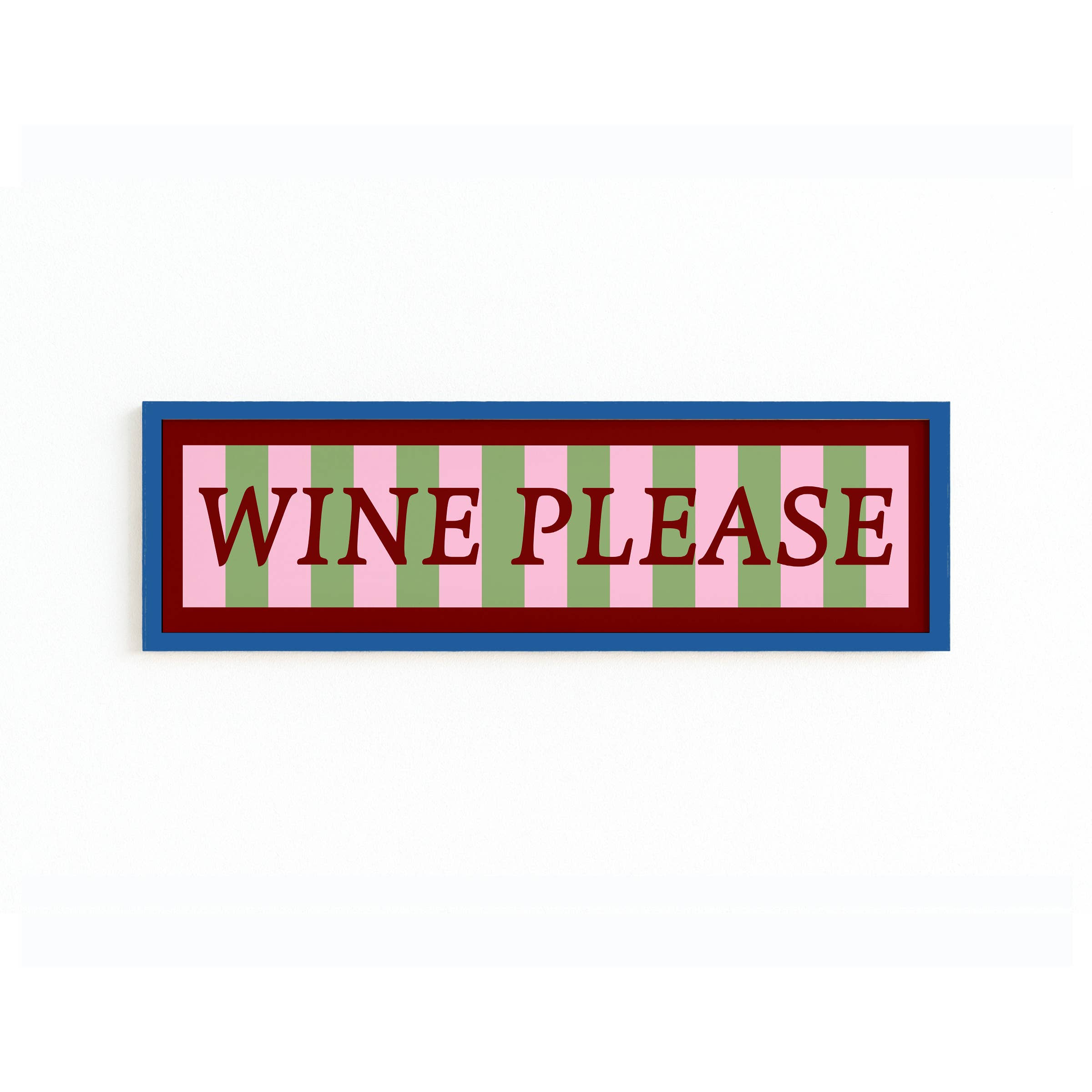 Maddison Ball Creative - Wholesale Art Print - Wine Please Panoramic Framed Print8