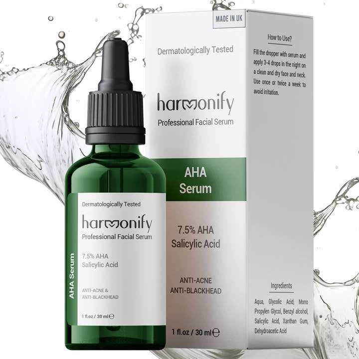 HARMONIFY - Wholesale Facial Serum/Concentrate - HARMONIFY Vitamin C Facial Serum, Salicylic & Glycolic Acid