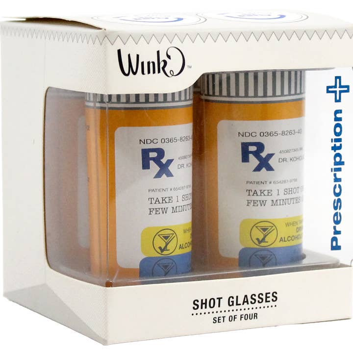 Verres à shot RX pour la vente par Wild Eye Designs