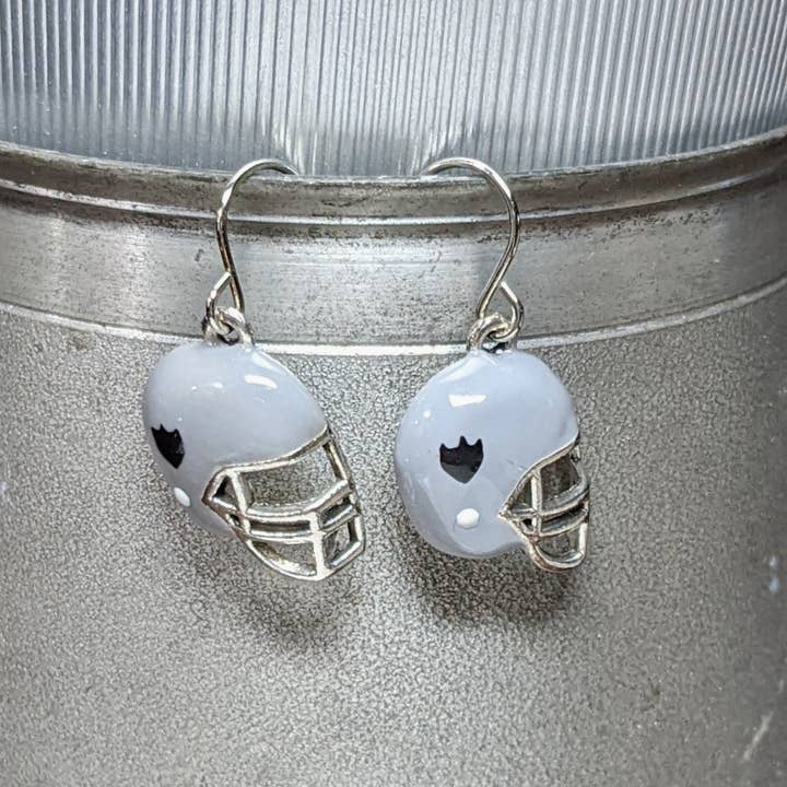 Pendientes colgantes deportivos con dije de hockey sobre hielo para venta al por mayor de Fiona Accessories