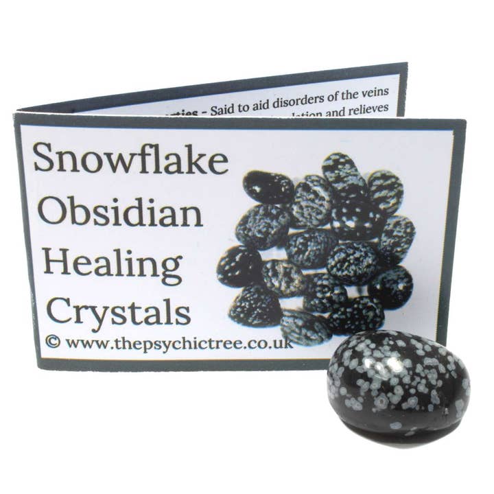Snowflake Obsidian Crystal & Guide for wholesale by The Psychic Tree