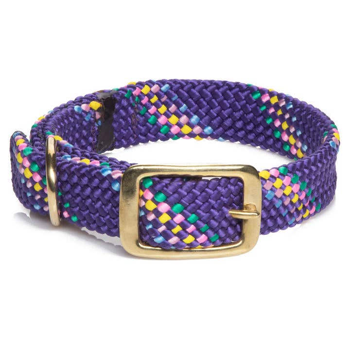 Mendota Pet - Wholesale Pet Collar - Dog - Double Braid Jr Collars - 9/16" width w/Brass Hardware7
