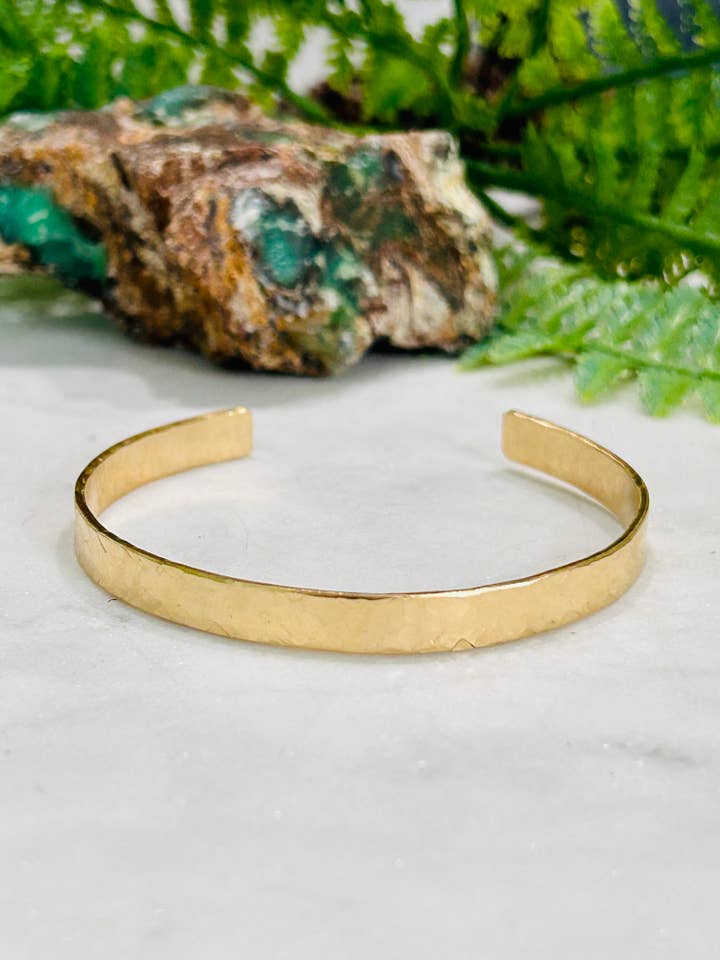 Gold Filled Hidden Message Cuff for wholesale by Fairwells Jewelry