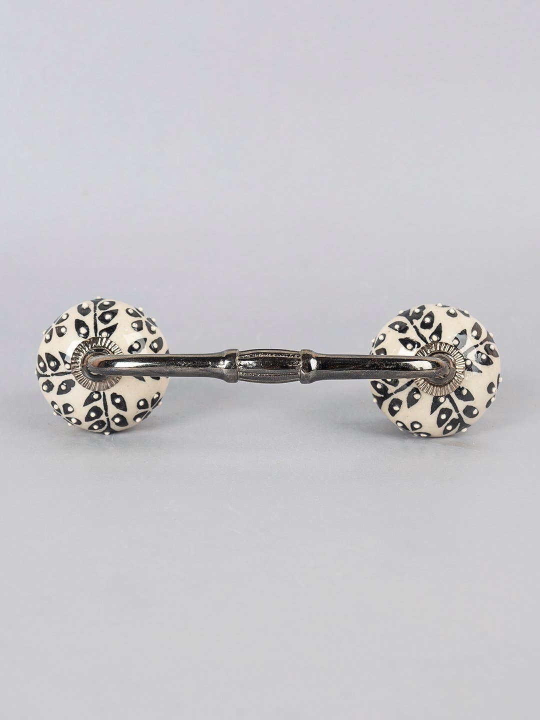 KNOBCO - Wholesale Knob/pull - Black Design Ceramic Kitchen Cabinet Pull, Dresser Pull1