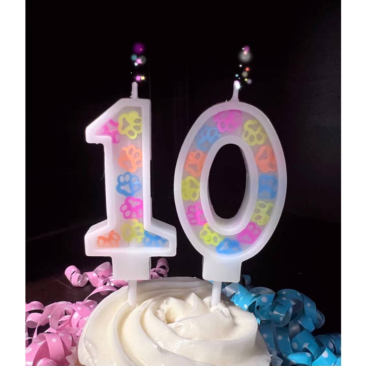 Riley Roo Candles - Wholesale Cake Candle - Dog Birthday Party Candle | Pet Themed Cake Candles