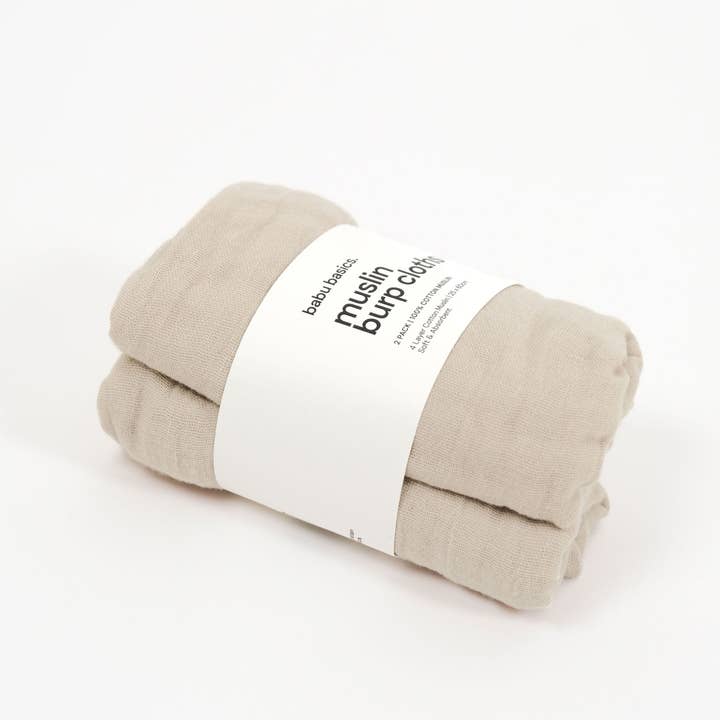 Babu - Wholesale Burp cloth set – Baby - Muslin Burp Cloth Set (2 pack)5