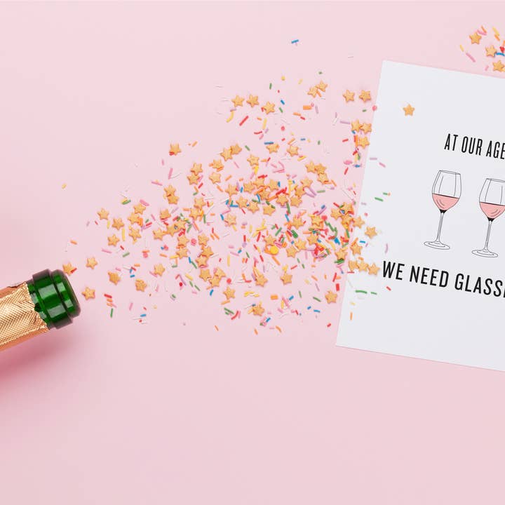 The Card Bureau - Wholesale Verjaardagskaartje - Glazen wijn/Rosé verjaardagskaart2