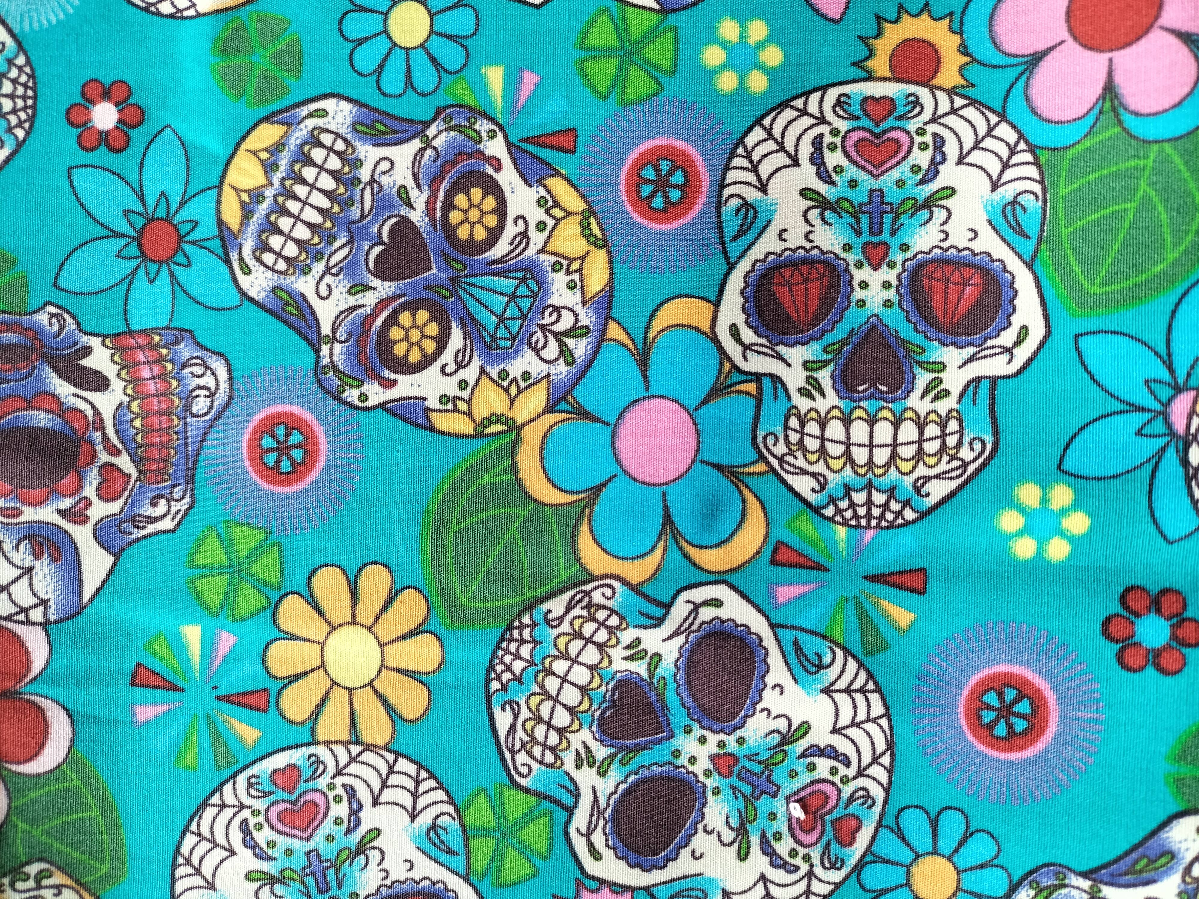 Hannah and me – Toalhetes para rosto e corpo por atacado – Toalhetes de bambu com caveiras de açúcar, panos de rosto reutilizáveis3