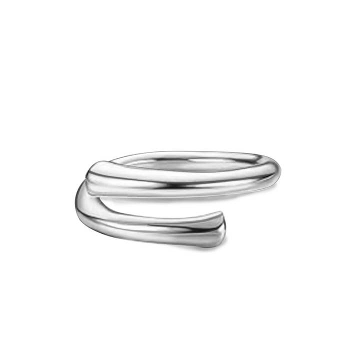 AMORINO SRL - Wholesale Band/Stacked Ring - ADJUSTABLE OPEN RING THIN WIRE - YC25312B407