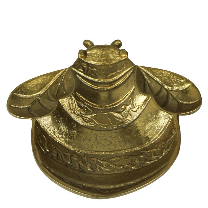 HomArt - Vente Plateaux décoratifs - Plateau à abeilles, doré1