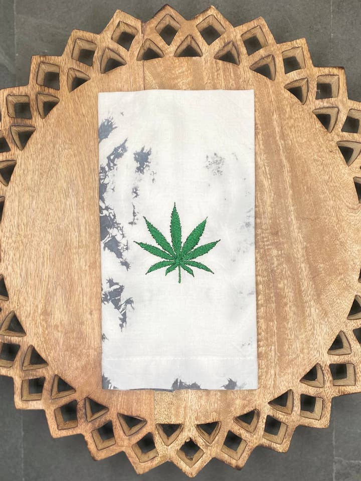 Mary Jane Tie Dye Cloth Napkins for wholesale by Lucky Penny LA