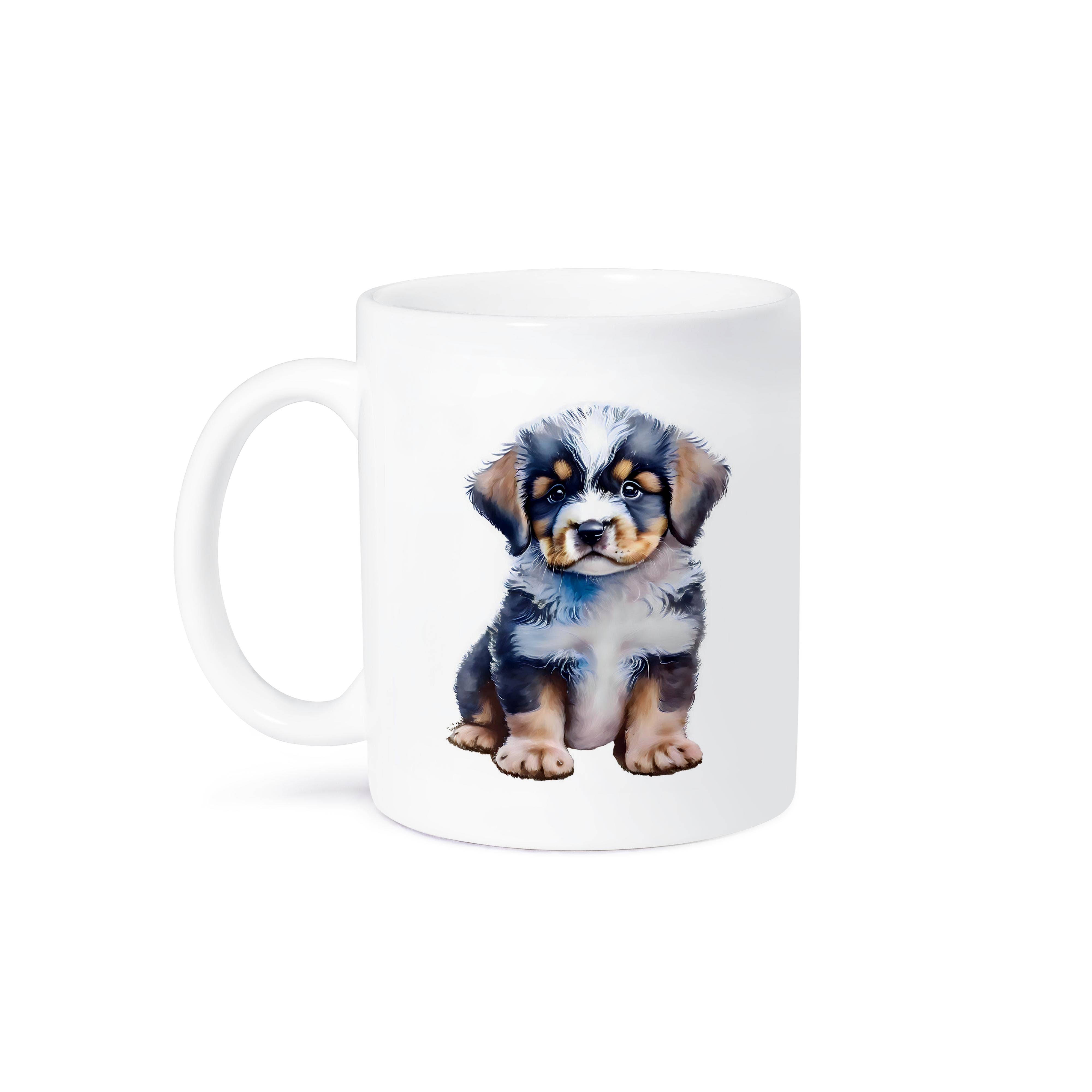3dRose - Wholesale Coffee Mug - 3dRose, Cute St. Bernard Puppy Illustration, Mug8